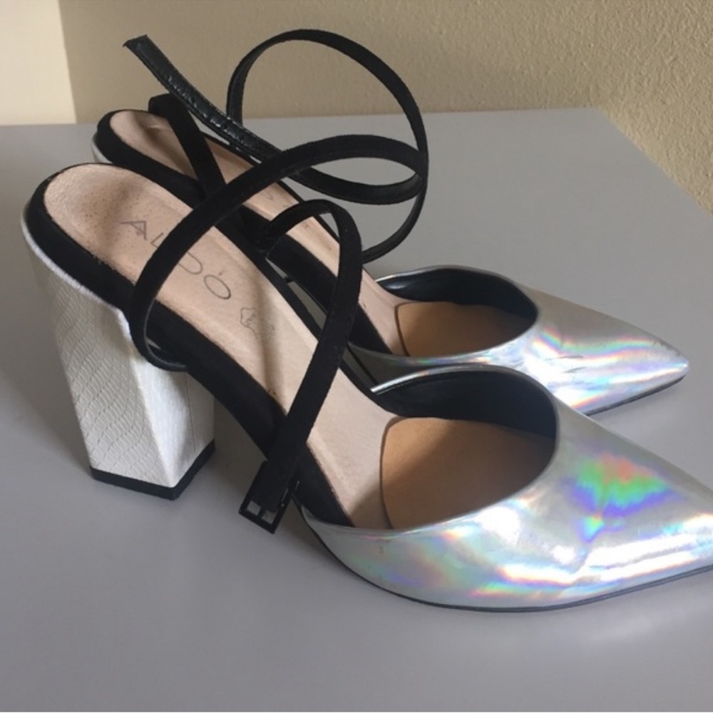 ALDO hologram heels
